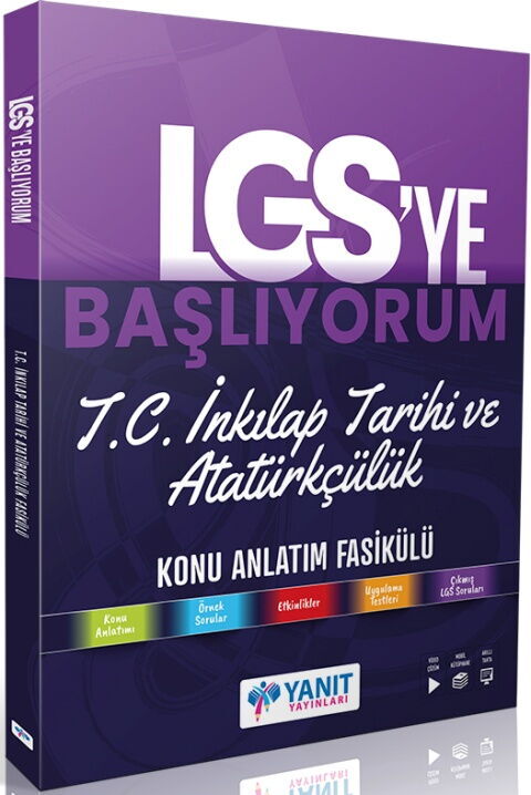 Yanıt Yayınları LGS ye Başlıyorum T.C. İnkılap Tarihi Ve Atatürkçülük Konu Anlatım Fasikülü