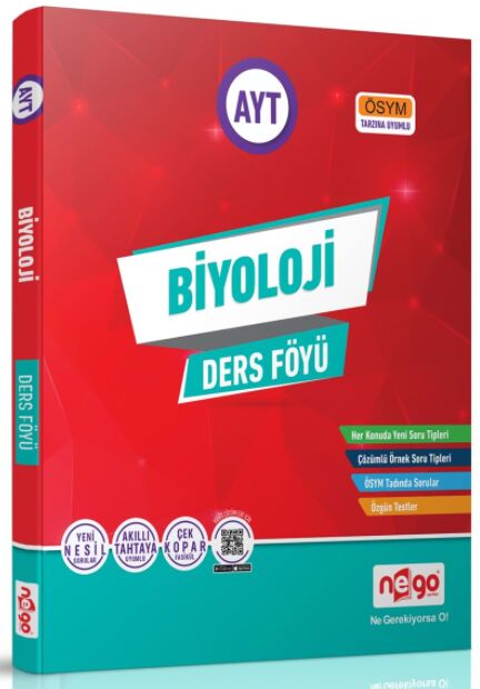 Nego Yayınları AYT Biyoloji Ders Föyü