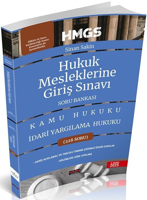 Savaş Yayınları 2025 İdari Yargılama Hukuku Soru Bankası