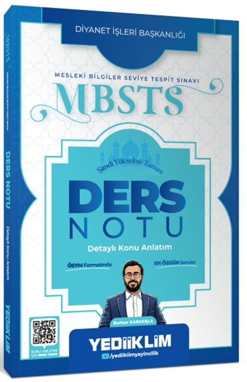 Yediiklim Yayınları 2027 Diyanet İşleri Başkanlığı MBSTS Ders Notu