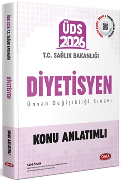 Data Yayınları 2026 GYS ÜDS Sağlık Bakanlığı Diyetisyen Konu Anlatımlı