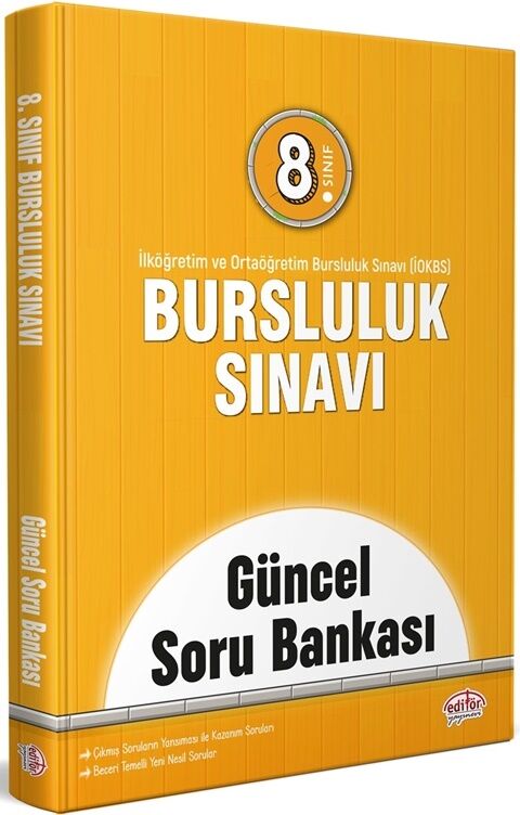 Editör Yayınları 8. Sınıf Bursluluk Sınavı Güncel Soru Bankası
