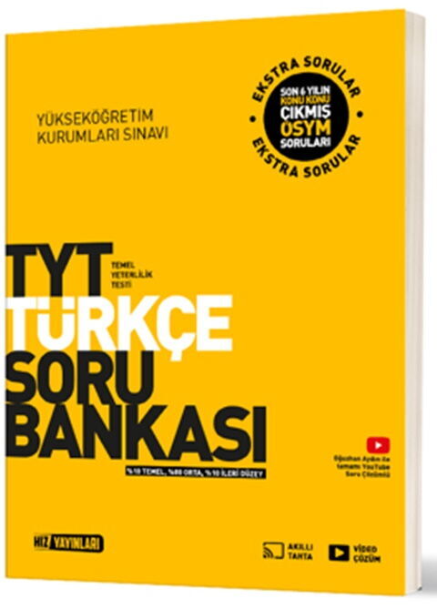 Hız Yayınları TYT Türkçe Soru Bankası