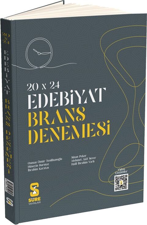 Süre Yayınları AYT Türk Dili ve Edebiyatı 20 x 24 Süreli Branş Denemesi