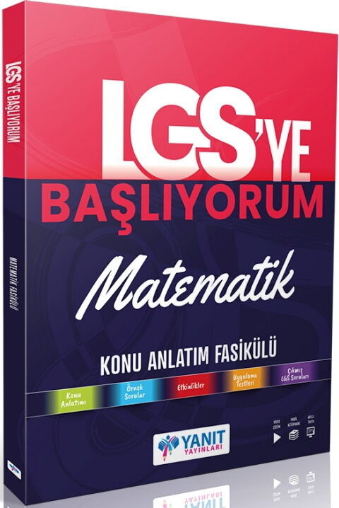 Yanıt Yayınları LGS ye Başlıyorum Matematik Konu Anlatım Fasikülü