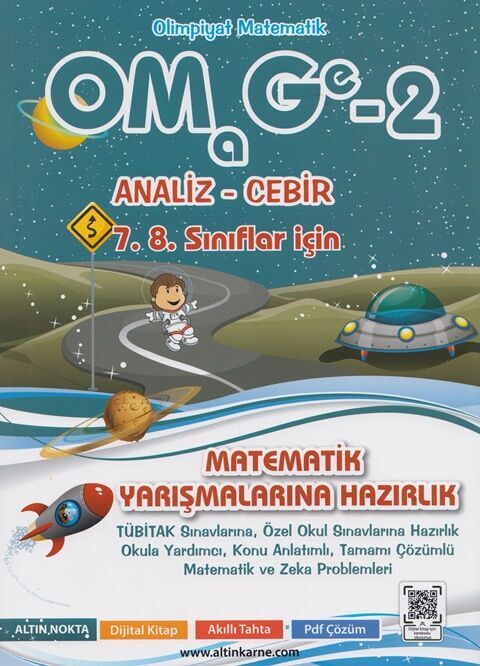 Altın Nokta Yayınları 7. ve 8. Sınıf Matematik Yarışmalarına Hazırlık Analiz ve Cebir