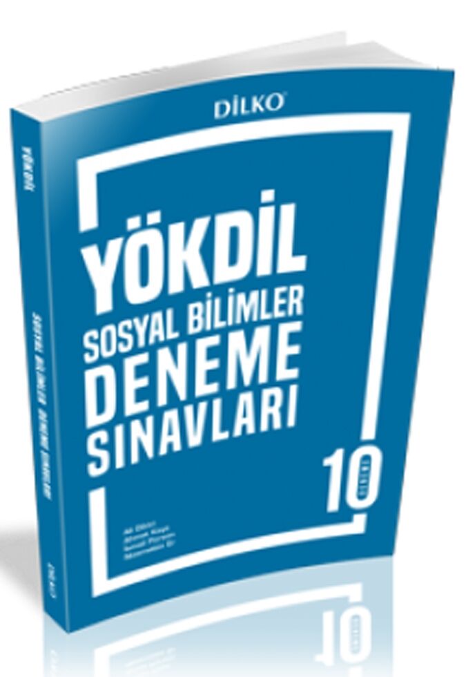 Dilko Yayincilik Yokdil Sosyal Bilimler 10 Deneme Kitapisler Isler Kitabevleri