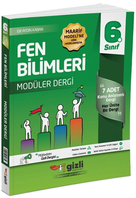 Gizli Yayınları 6. Sınıf Fen Bilimleri Müfredatın Gizli Dergisi