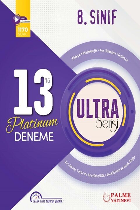 Palme Yayınları 8. Sınıf Ultra 13 lü Platinum Deneme
