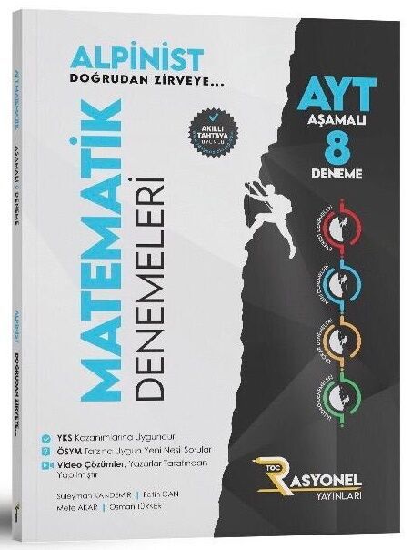 Rasyonel Yayınları AYT Matematik Alpinist Aşamalı 8 Deneme