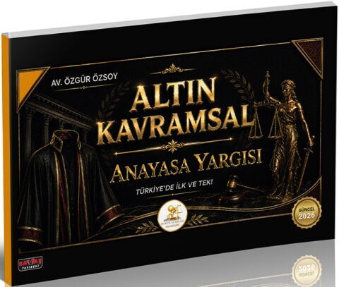 Savaş Yayınları 2026 HUKAL Altın Kavramsal Anayasa Yargısı
