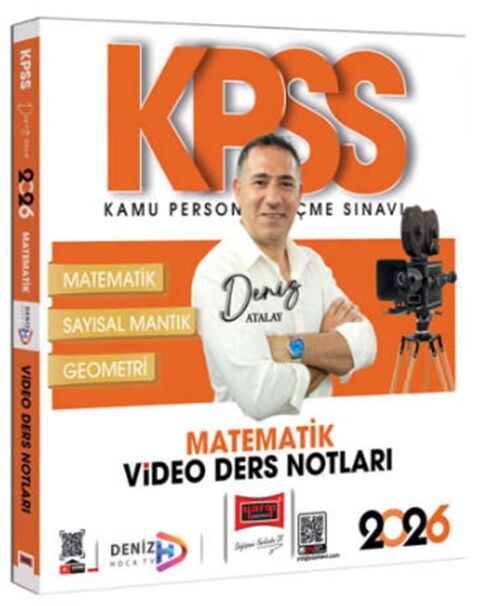 Yargı Yayınları 2026 KPSS Genel Yetenek Matematik Deniz Atalay ile Video Ders Notları