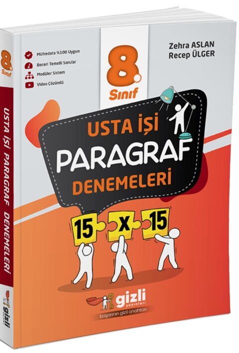 Gizli Yayınları 8. Sınıf LGS Usta İşi Paragraf Denemeleri