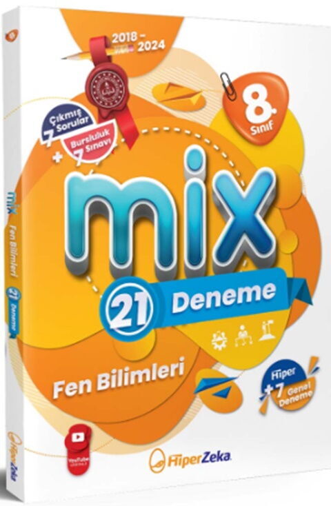 Hiper Zeka Yayınları 8. Sınıf Fen Bilimleri Mix 21 Deneme