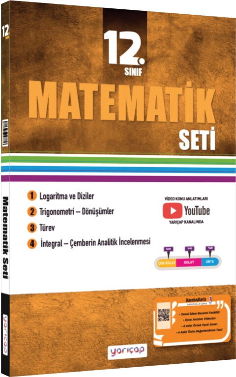 YarıÇap Yayınları 12. Sınıf Matematik Seti