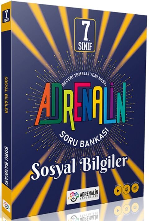 Adrenalin Yayınları 7. Sınıf Sosyal Bilgiler Soru Bankası