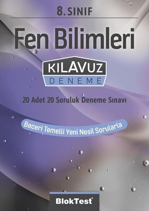 Bloktest Yayınları 8. Sınıf Fen Bilimleri Kılavuz Deneme