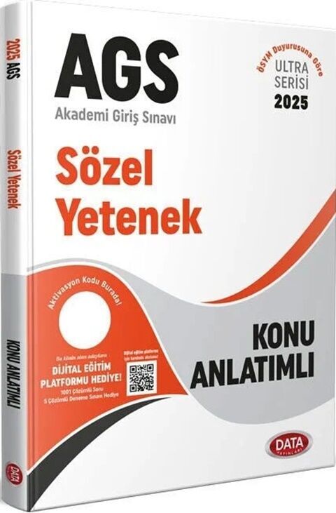 Data Yayınları 2026 MEB AGS Sözel Yetenek Türkçe Konu Anlatımlı
