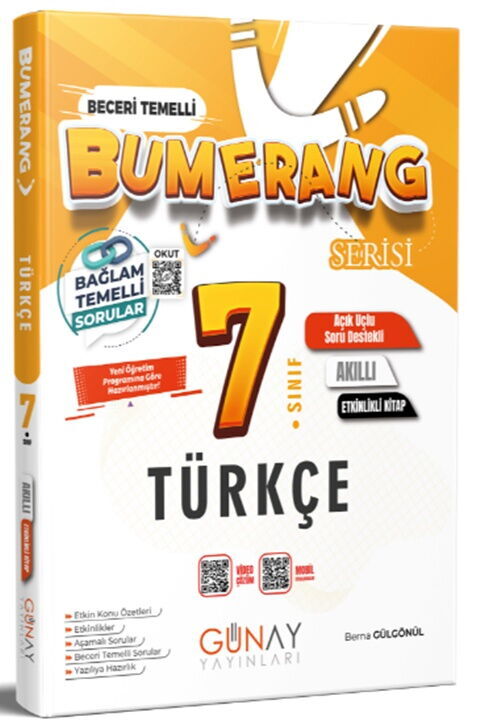 Günay Yayınları 7. Sınıf Türkçe Zoom Serisi Etkinlikli Kitap