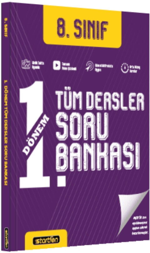 Startfen Yayınları 8. Sınıf Tüm Dersler 1. Dönem Soru Bankası