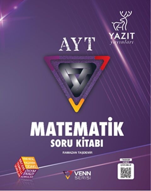 Yazıt Yayınları AYT Matematik Venn Serisi Soru Kitabı