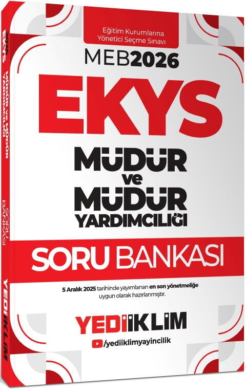 Yediiklim 2026 MEB EKYS Müdür Ve Müdür Yardımcılığı Soru Bankası