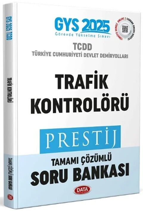 Data Yayınları 2025 GYS TCDD Trafik Kontrolörü Prestij Tamamı Çözümlü Soru Bankası