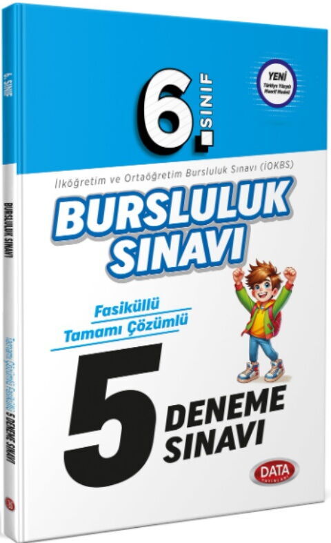 Data Yayınları 6. Sınıf Bursluluk Sınavı Fasiküllü Tamamı Çözümlü 5 Deneme