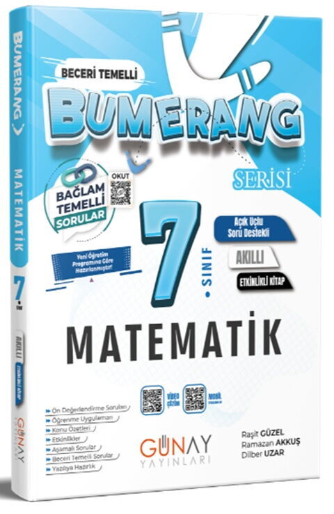 Günay Yayınları 7. Sınıf Matematik Zoom Serisi Etkinlikli Kitap