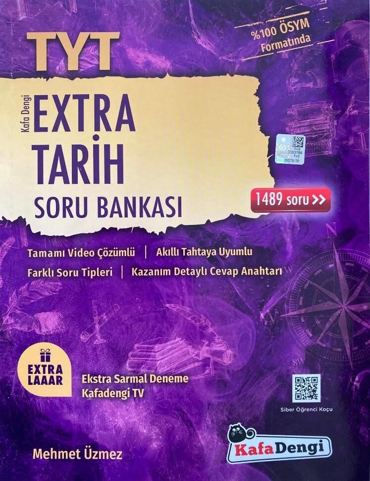 Kafa dengi Yayınları TYT Tarih Extra Soru Bankası