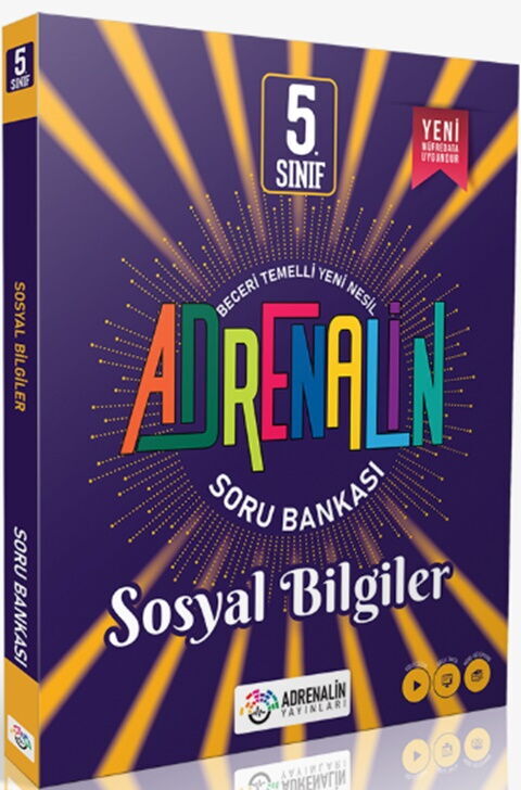 Adrenalin Yayınları 5. Sınıf Sosyal Bilgiler Soru Bankası