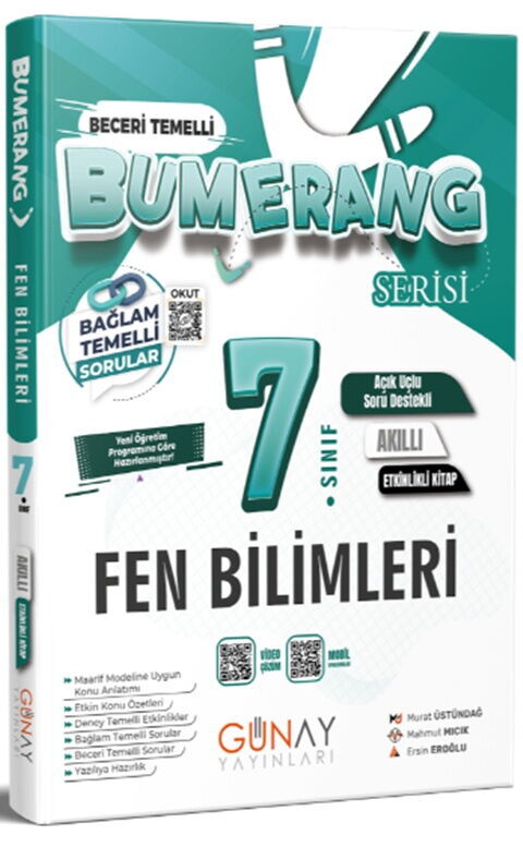Günay Yayınları 7. Sınıf Fen Bilimleri Zoom Serisi Etkinlikli Kitap