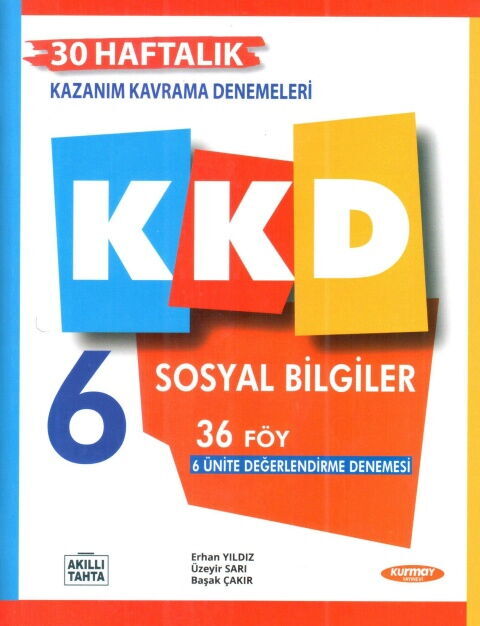 Kurmay ELT 6. Sınıf Sosyal Bilgiler KKD Haftalık Kazanım Kavrama Denemeleri