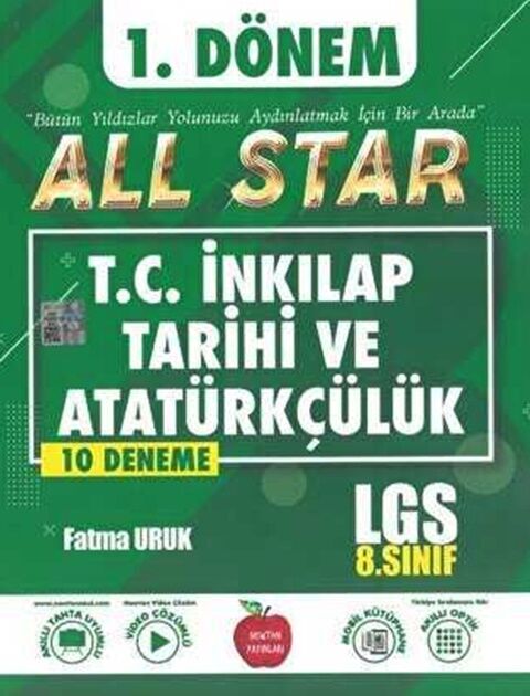 Newton Yayınları 8. Sınıf LGS İnkılap Tarihi ve Atatürkçülük 1. Dönem 10 Deneme Sınavı