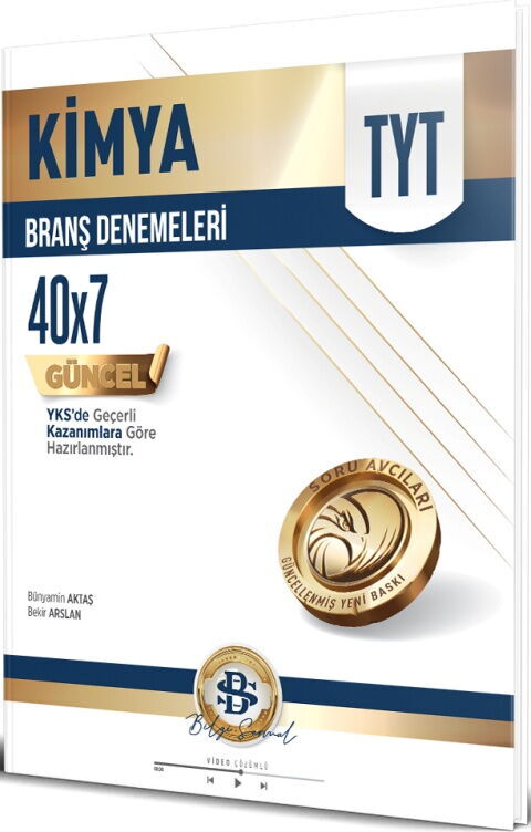 Bilgi Sarmal Yayınları TYT Kimya 40 x 7 Branş Denemeleri