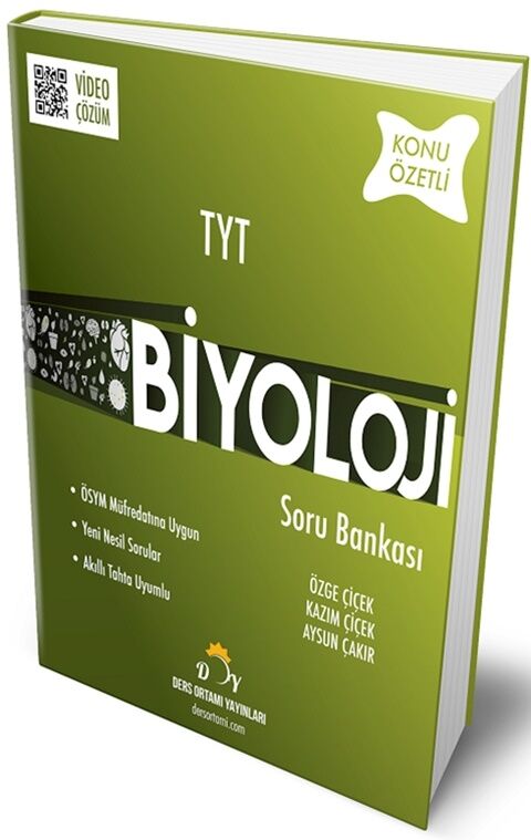 Ders Ortamı TYT Biyoloji Konu Özetli Soru Bankası