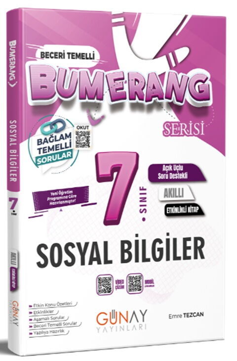 Günay Yayınları 7. Sınıf Sosyal Bilgiler Zoom Serisi Etkinlikli Kitap