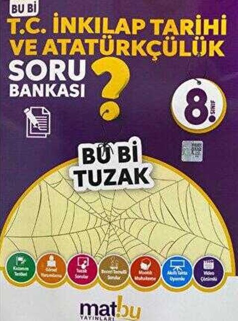Matbu Yayınları 8. Sınıf T.C. İnkılap Tarihi ve Atatürkçülük Soru Bankası