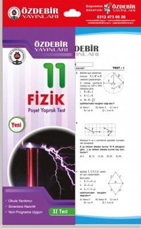 Özdebir Yayınları 11. Sınıf Fizik Yaprak Test