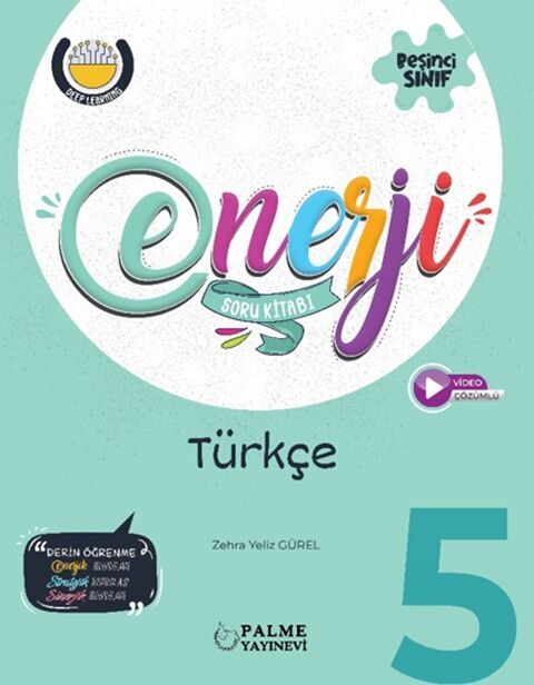 Palme Yayınları 5. Sınıf Türkçe Enerji Soru Kitabı
