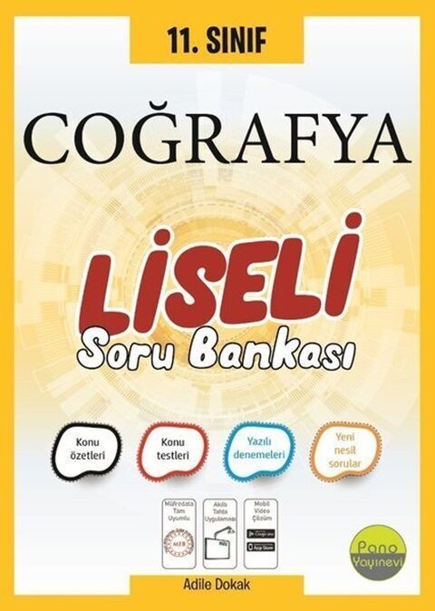 Pano Yayınları 11. Sınıf Coğrafya Liseli Soru Bankası