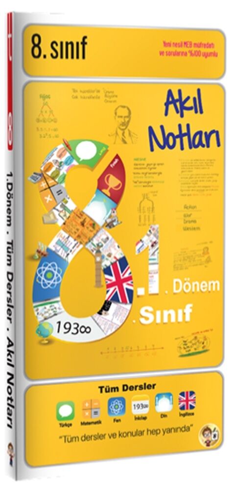 Tonguç Akademi 8. Sınıf 1. Dönem Akıl Notları