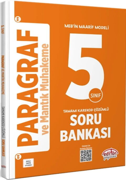 Editör Yayınları 5. Sınıf Paragraf ve Mantık Muhakeme Soru Bankası