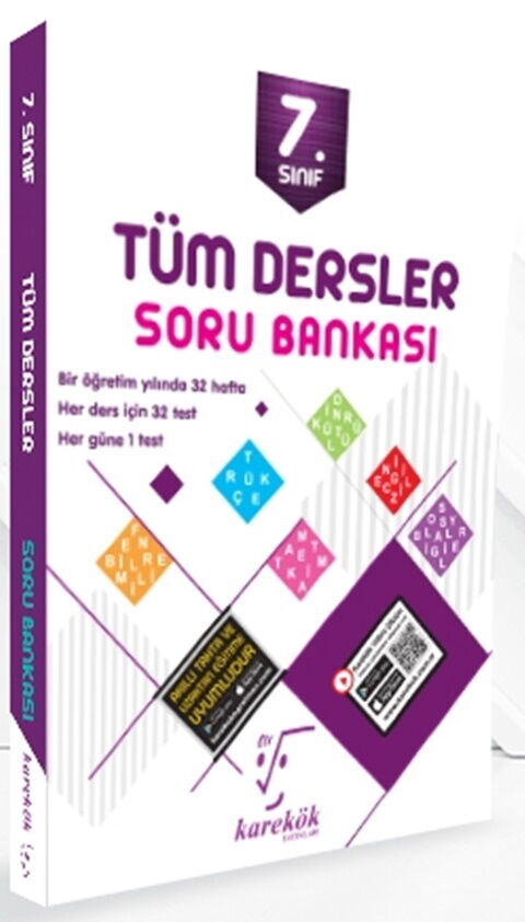 Karekök Yayınları 7. Sınıf Tüm Dersler Soru Bankası