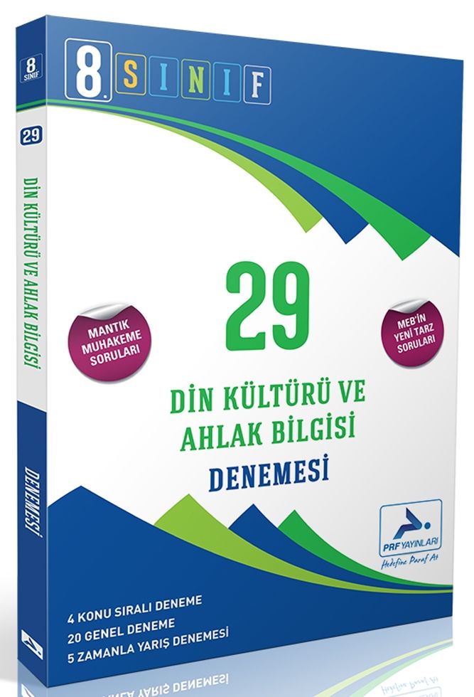 Paraf Yayınları 8. Sınıf LGS Din Kültürü ve Ahlak Bilgisi 29 Deneme