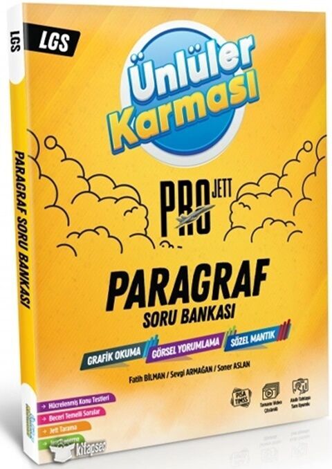 Ünlüler Karması 8. Sınıf LGS Paragraf Pro Jett Soru Bankası