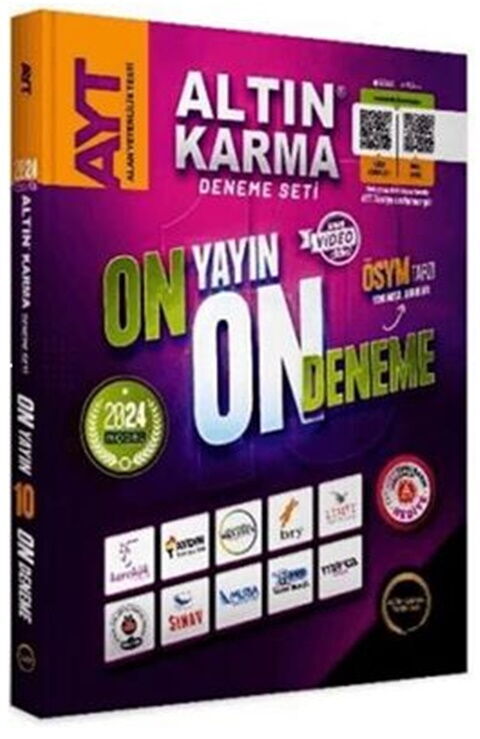 Altın Karma Yayınları AYT 10 Farklı Yayın 10 Farklı Deneme Seti