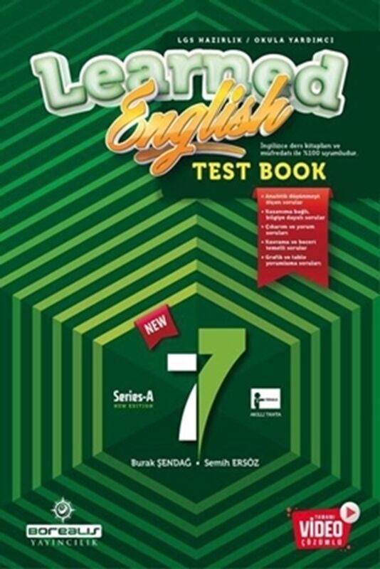 Borealis Yayıncılık 7. Sınıf Learned English Test Book