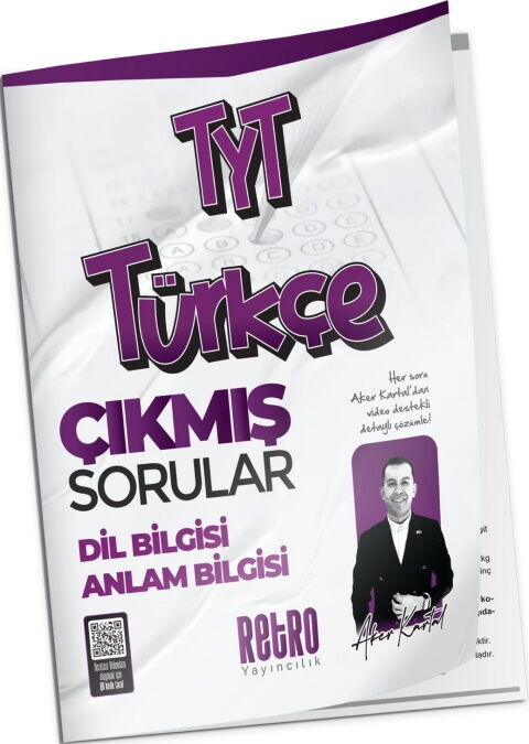 Retro Yayıncılık Aker Kartal TYT Türkçe Konu Konu Çıkmış Sorular