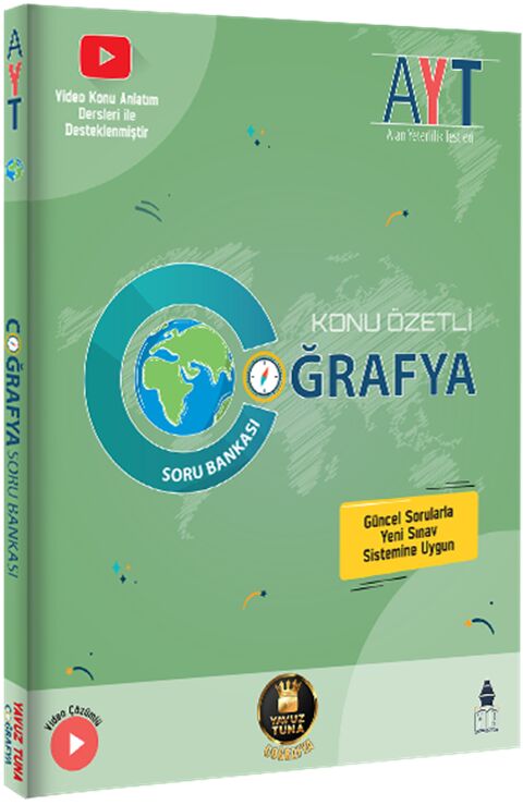 Yavuz Tuna AYT Coğrafya Konu Özetli Soru Bankası,Kitapİşler - İşler